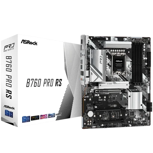 Дънна платка ASROCK MB Desktop B760 Pro RS (S1700 4x DDR5 1x PCIe 5.0 x16 1x PCIe 4.0 x16 1x PCIe 3.0 x16 1x PCIe 3.0 x1
