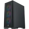 Кутия за компютър Xigmatek LUX S EN48281 Black ATX/M-ATX/Mini ITX U3x1+U2x2 Metal Vents FP & Left TG 4PCS X24A Fan & Gal