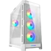 Кутия за компютър COUGAR DUOFACE PRO RGB White Mid-Tower Tempered Glass + Airflow front panels 4x 120mm ARGB fans GPU Ho
