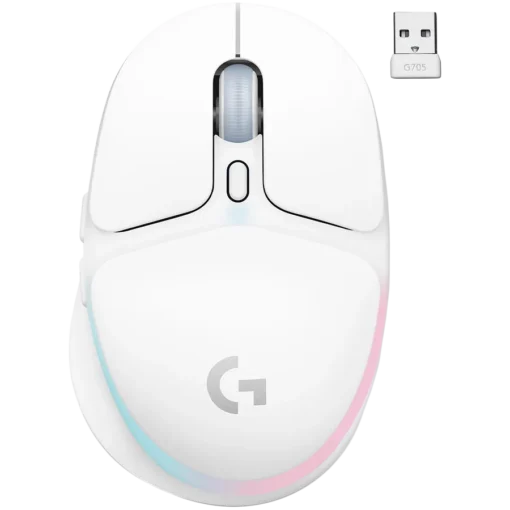 Геймърска мишка LOGITECH G705 LIGHTSPEED Wireless Gaming Mouse – OFF-WHITE –