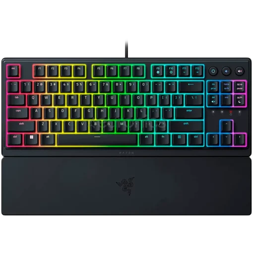 Геймърска клавиатура Razer Ornata V3 Tenkeyless Low Profile Gaming Keyboard US Layout 8 Razer Chroma™ RGB Lighting Zones