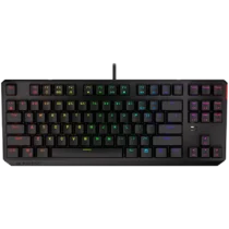 Геймърска клавиатура Endorfy Thock TKL Red Gaming Keyboard Kailh Red Mechanical Switches Double Shot PBT Keycaps ARGB US