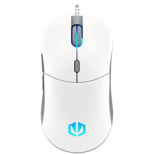 Геймърска мишка Endorfy GEM Plus Onyx White Gaming Mouse PIXART PAW3370 Optical Gaming Sensor 19000DPI 67G Lightweight d