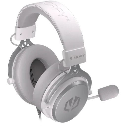Геймърски слушалки Endorfy Viro Plus USB Onyx White Gaming Headset