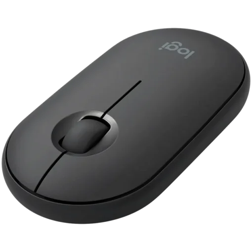 Безжична мишка LOGITECH M350S Pebble 2 Bluetooth Mouse – TONAL GRAPHITE –