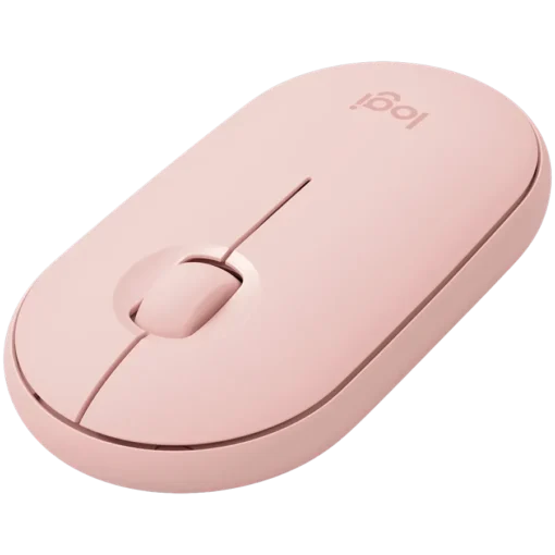 Безжична мишка LOGITECH M350S Pebble 2 Bluetooth Mouse – TONAL ROSE –