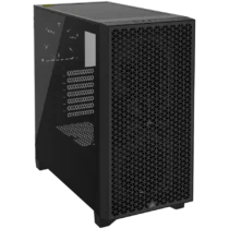 Кутия за компютър Corsair 3000D Tempered Glass Mid-Tower BlackEAN: 0840006610427