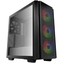Кутия за компютър DeepCool CG560 Mid Tower Mini-ITX/Micro-ATX/ATX/E-ATX 2xUSB3.0 1xAudio 3x120mm Pre-Installed ARGB Fans