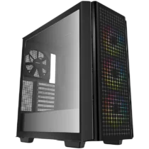 Кутия за компютър DeepCool CG540 Mid Tower Mini-ITX/Micro-ATX/ATX/E-ATX 2xUSB3.0 1xAudio 3x120mm Pre-Installed ARGB Fans