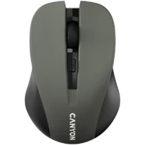 Безжична мишка CANYON MW-1 2.4GHz wireless optical mouse with 4 buttons DPI 800/1200/1600 Gray 103.5*69.5*35mm