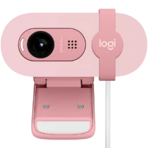 Уеб камера LOGITECH Brio 100 Full HD Webcam - ROSE - USB