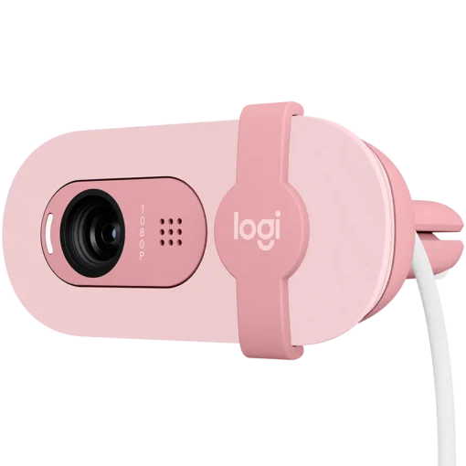 Уеб камера LOGITECH Brio 100 Full HD Webcam – ROSE – USB