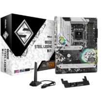 Дънна платка ASROCK MB Desktop B650E Steel Legend AM5 4x DDR5 1x PCIe 5.0 x16 1x PCIe 3.0 x16 1x Blazing M.2(PCIe Gen5x4