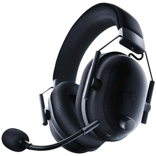 Геймърски слушалки BlackShark V2 Pro (2023) - Black Wireless Gaming Headset Razer TriForce Titanium Driver 50 mm Oval Ea