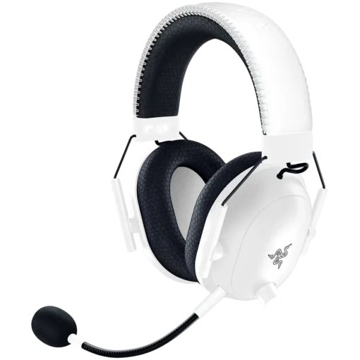 Геймърски слушалки BlackShark V2 Pro (2023) - White Wireless Gaming Headset Razer TriForce Titanium Driver 50 mm Oval Ea