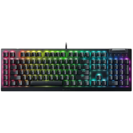 Геймърска клавиатура Razer BlackWidow V4 X Mechanical Gaming Keyboard US Layout Green Switch Razer Chroma™ RGB 6 Macro K