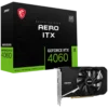 Видео карта MSI Video Card Nvidia GeForce RTX 4060 AERO ITX 8G OC 8GB GDDR6 128bit Boost: 2490 MHz 3072 CUDA Cores 17 Gb