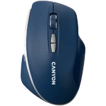 Безжична мишка CANYON MW-21 2.4 GHz  Wireless mouse with 7 buttons DPI 800/1200/1600 Battery: AAA*2pcsBlue72*117*41mm