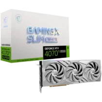 Видео карта MSI Video Card Nvidia GeForce RTX 4070 Ti SUPER 16G GAMING SLIM WHITE 16GB GDDR6X 256-bit 21 Gbps Effective