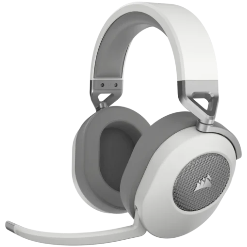 Геймърски слушалки Corsair HS65 WIRELESS Gaming Headset White (EU) v2 EAN: