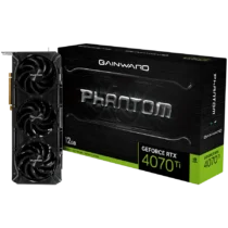 Видео карта GAINWARD GeForce RTX 4070 Ti Phantom 12GB GDDR6X 192 bit 1x HDMI 2.1 3x DP 1.4a 3 Fan 1x 16-pin power connec
