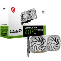 Видео карта MSI Video Card Nvidia GeForce RTX 4070 TI SUPER 16G VENTUS 2X WHITE OC 16GB GDDR6X 256bit Boost: 2640 MHz 21
