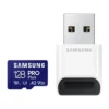 Карта памет Samsung PRO Plus microSDXC UHS-I 128GB Адаптер USB четец