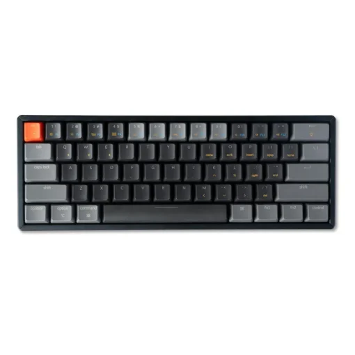 Геймърска Механична клавиатура Keychron K12 Hot-Swappable 60% Gateron Brown Switch White LED