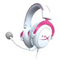 Геймърски слушалки HyperX Cloud II Pink Микрофон Розово/Бяло