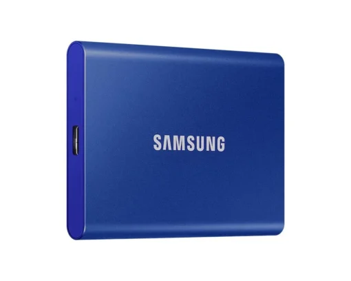 Външен SSD диск Samsung T7 Indigo Blue SSD 2000GB USB-C