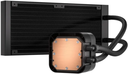 Охладител за процесор Corsair iCUE H100i Elite LCD XT Display Capellix 240 Black RGB
