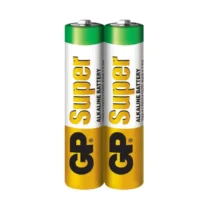 Алкална батерия GP SUPER LR03 AAA 2 бр. в опаковка / shrink 1.5V GP24A