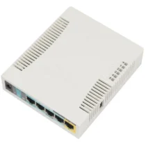Безжичен Access Point MikroTik RB951Ui-2HnD 2.4Ghz AP 5x10/100 Ethernet USB 600MHz CPU 128MB