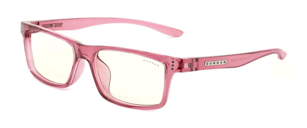 Детски компютърни очила GUNNAR Cruz Kids Large Clear Natural Розов
