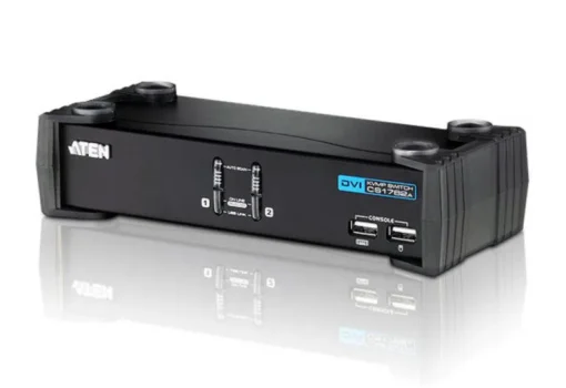 KVMP превключвател ATEN CS1762A-AT 2-портов USB DVI Audio