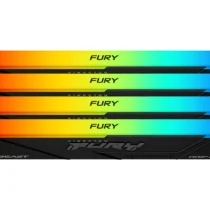 Памет за компютър Kingston FURY Beast Black RGB 64GB(4x16GB) DDR4 3200MHz CL16 2Rx8
