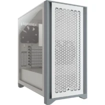 Кутия за компютър Corsair 4000D Airflow Mid Tower Tempered Glass Бяла
