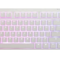 Геймърскa механична клавиатура Ducky One 3 Pure White TKL Hotswap Cherry MX Clear RGB PBT
