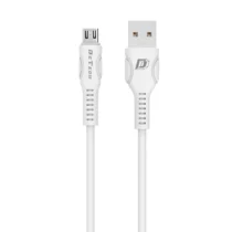 кабели за телефони Кабел за данни DeTech DE-C27M Micro USB 1.0m Бял -
