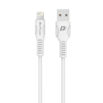 кабели за телефони Кабел за данни DeTech DE-C27i Lightning (iPhone 5/6/7/SE) 1.0m Бял -