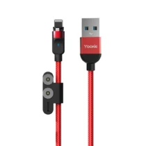 кабел за мобилен телефон Магнитен кабел за данни Yookie CB4 3 в 1 Micro USB Lightning Type-C 1.0m Различни цветове -