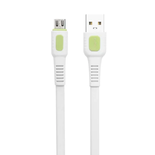 кабел за мобилен телефон Кабел за данни DeTech DE-C36M Micro USB 1.0m Бял -