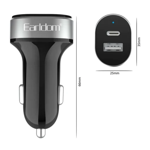 Зарядно за мобилен телефон Зарядно устройство за кола Earldom ES-CC14
