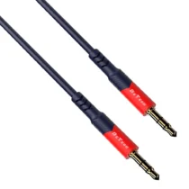 кабел за мобилен телефон Аудио кабел DeTech DE-12AUX 3.5mm жак М/М 1.0м Черен -
