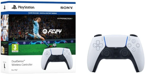 Безжичен геймпад Sony PS5 DualSense Wireless Controller + EA Sports FC 24
