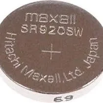 Бутонна батерия сребърна MAXELL SR-920 SW /370/371/AG6  1.55V