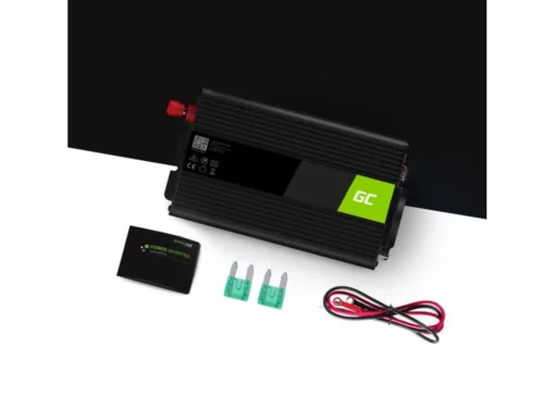 Инвертор UPS със зарядно 12/220 V DC/AC 300/600W чиста синусоида /Pure Sine wave/ за камини и