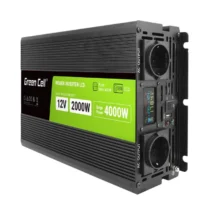 Инвертор PRO  GREEN CELL 12/220V DC/AC 2000W/4000W INVGCP2000LCD  LCD Чиста