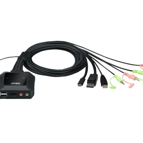 Превключвател KVM ATEN CS52DP Дву портов USB-C DisplayPort