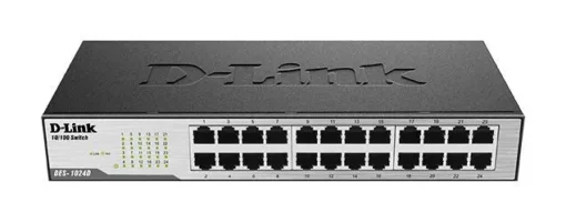 Суич D-Link DES-1024D/E 24 портов 10/100 Desktop rack mount